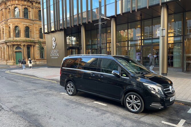Luxury Belfast to Dublin Transfer - The Belfast pickup: confirm the exact address