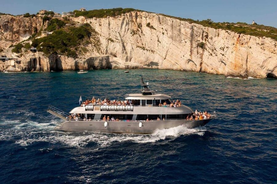 Luxury Boat Trip to Symi Island with Swimming at St. George - St. George’s Bay: One and a Half Hours in Clear Water