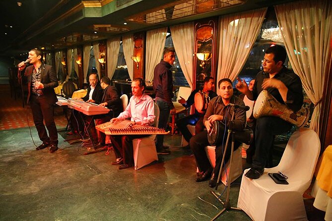 Luxury Cairo Nile Dinner Cruise and Show - Nile Maxim Cruise - Cairo by night from the river
