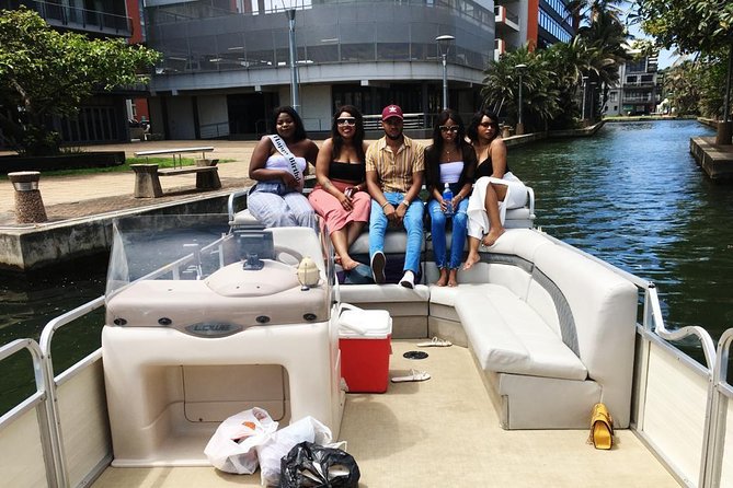 Luxury Canal Boat Cruise - Fun Things Durban Ushaka - Fish spotting in protected canal water