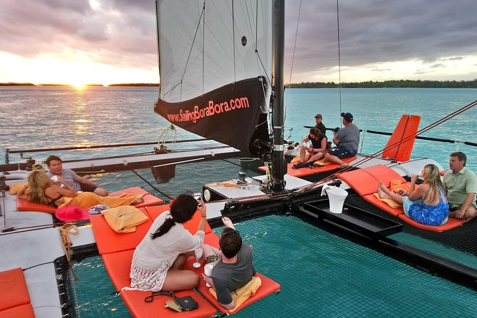 LUXURY Catamaran Bora Bora : The Sunset Escape - The view of Mount Otemanu