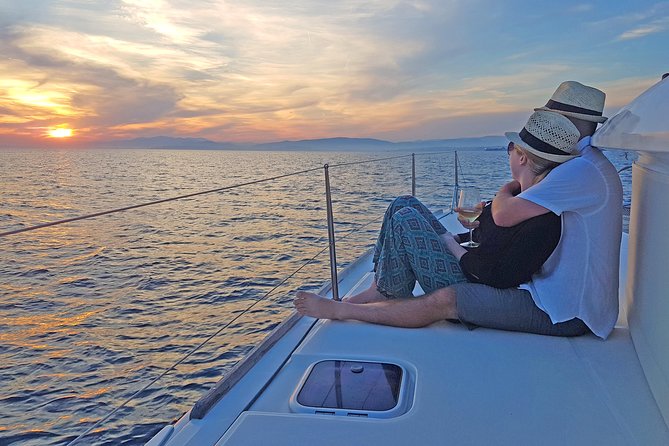 Luxury Catamaran Cruise from Athens with Traditional Greek Meal and BBQ - Boarding the catamaran at Alimos Marina