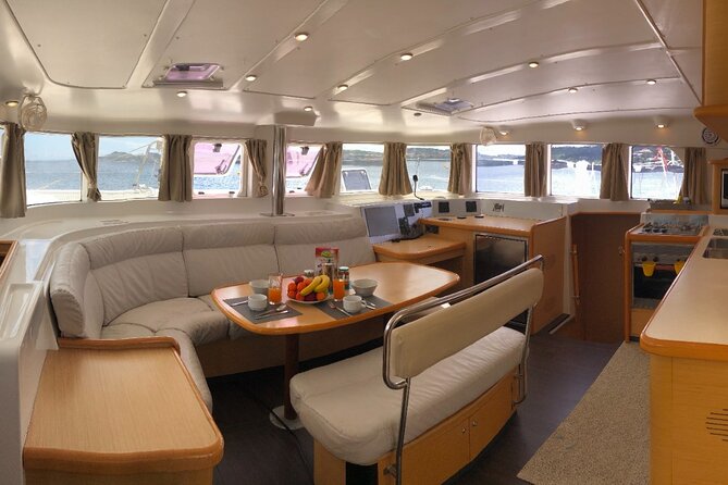 Luxury catamaran from Porto Rafael-Palau to the Maddalena Archipelago - Pink Beach, protected and viewed from the sea
