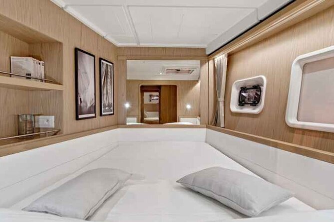 Luxury Catamaran in the Maddalena Archipelago from PALAU - Rosa Beach, beautiful but viewed from offshore