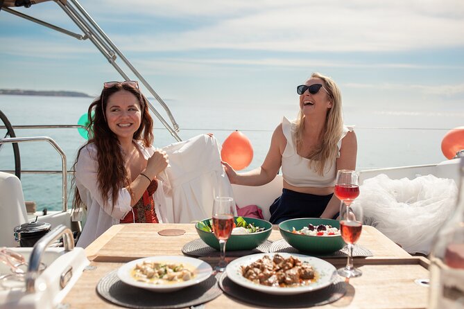 Luxury Catamaran Sunset Private & Greek Gastronomy in Athens - Sunset on the return to Alimos
