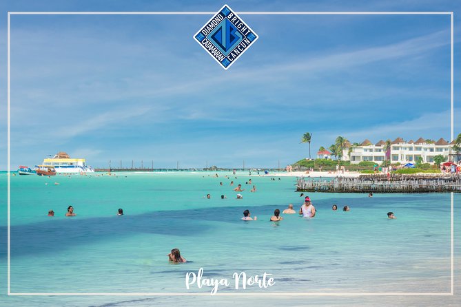 Luxury Catamaran tour to Isla Mujeres with Transportation from Cancun - Playa Norte, one of Isla Mujeres’ great rewards