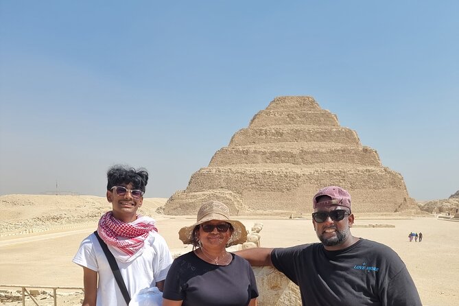 Luxury Day Tour to Giza pyramids, Memphis, and Saqqara - Key points to know before booking