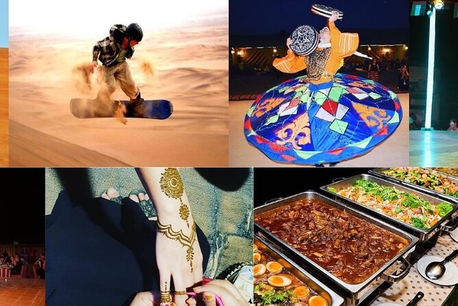 Luxury Desert Safari Adventure Dubai with Live Shows - Sand boarding and the simple pleasure of a camel ride