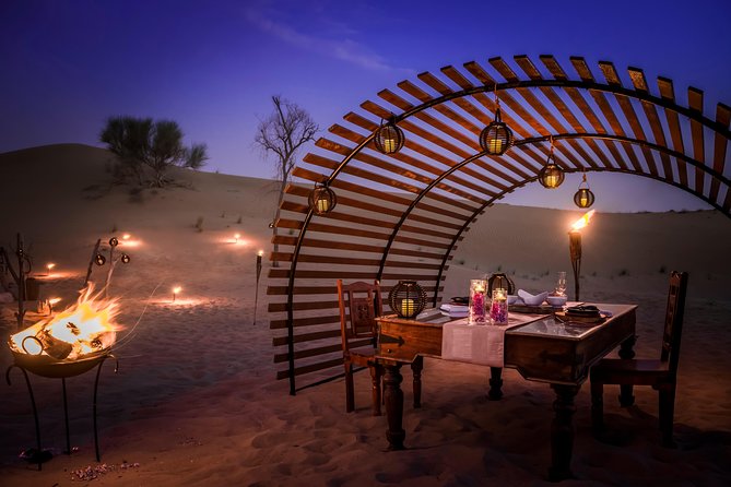 Luxury Desert Safari with Michelin-Curated Fine Dining Experience - Six courses by lantern light
