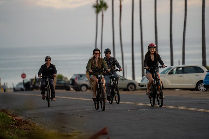 Luxury Guided Electric Bike Tour to Downtown Encinitas - Harbaugh Seaside Trails and the first bluff views