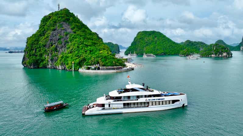 Luxury Ha Long Symphony Day Cruise With Lunch, Cave & Island - Cruising past the limestone islands