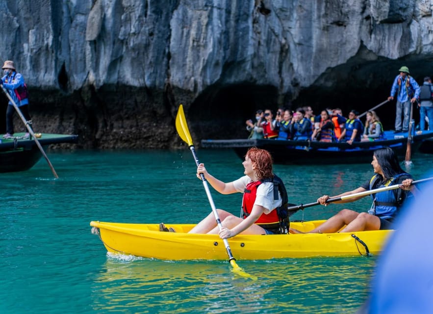 Luxury Ha Long Symphony Day Cruise With Lunch, Cave & Island - Sunset canapés on the way back