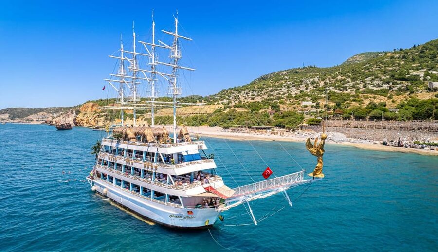 Luxury Harem Maldives Alanya All Inclusive Boat Adventure - From hotel pickup to Alanya harbor