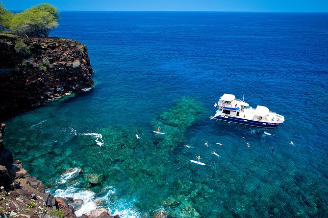 Luxury Kona Coast Snorkel Tour Including Lunch - Setting out from historic Keauhou Harbor