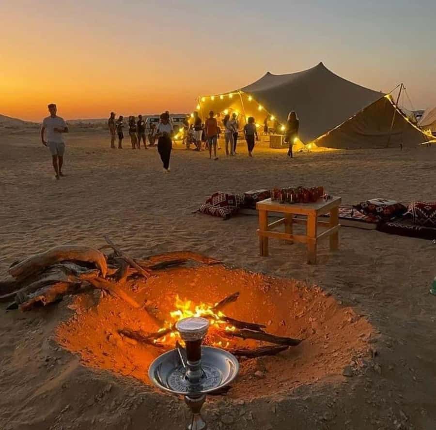 Luxury Overnight Desert Safari in Salalah - Arabic coffee, dates, and a desert sunset