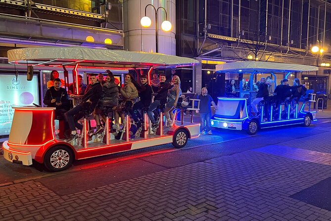 Luxury Party Bike Tour of Belfast City (Individual Seat) - Pedaling through central Belfast