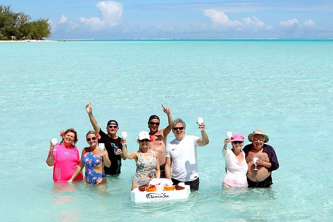 LUXURY PRIVATE Catamaran : Full-Day Sail & Polynesian Motu Lunch - Swimming and snorkeling near the reef