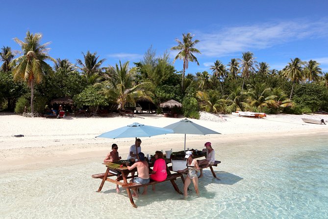 LUXURY PRIVATE Catamaran : Full-Day Sail & Polynesian Motu Lunch - Otemanu views from the lagoon