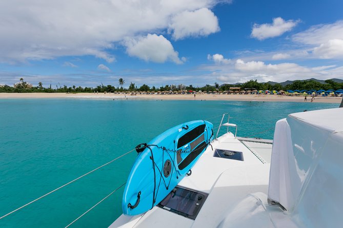 Luxury Private Full-Day Catamaran Charter in St Maarten & Saint-Martin - Snorkeling, swimming, and paddleboarding