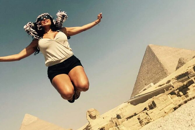 Luxury Private Tour Giza Pyramids ,Egyptian Museum and Bazaars - The Great Sphinx and Valley Temple: a short but important stop