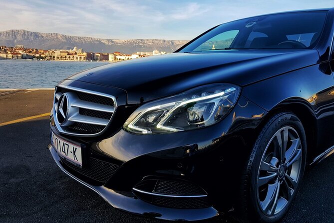 Luxury private transfer: Dubrovnik to Dubrovnik airport - Mercedes comfort, bottled water, and luggage help