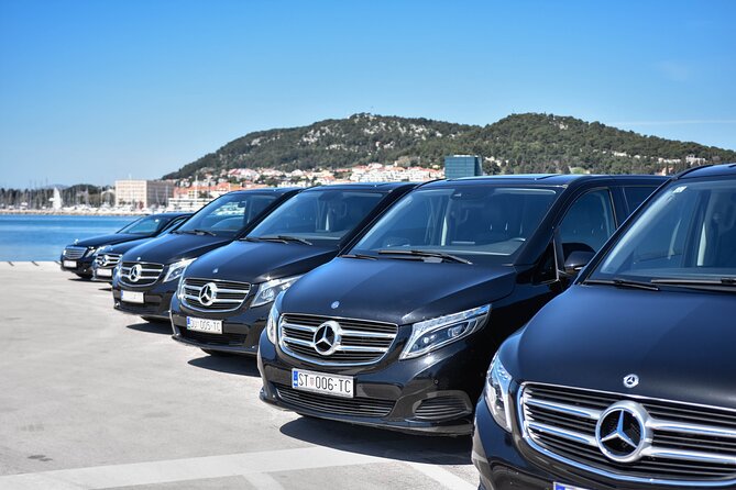 Luxury private transfer: Split airport to Split - Mercedes E-Class or V-Class comfort