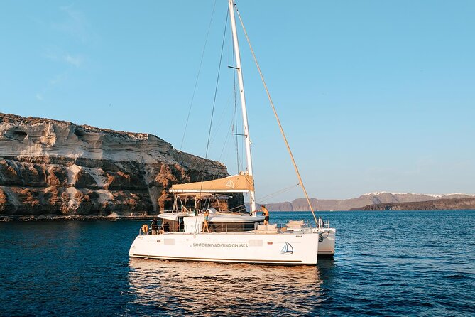 Luxury Santorini Sunset Cruise: Dinner, BBQ, Open Bar, Transfers - What the $145.18 price covers