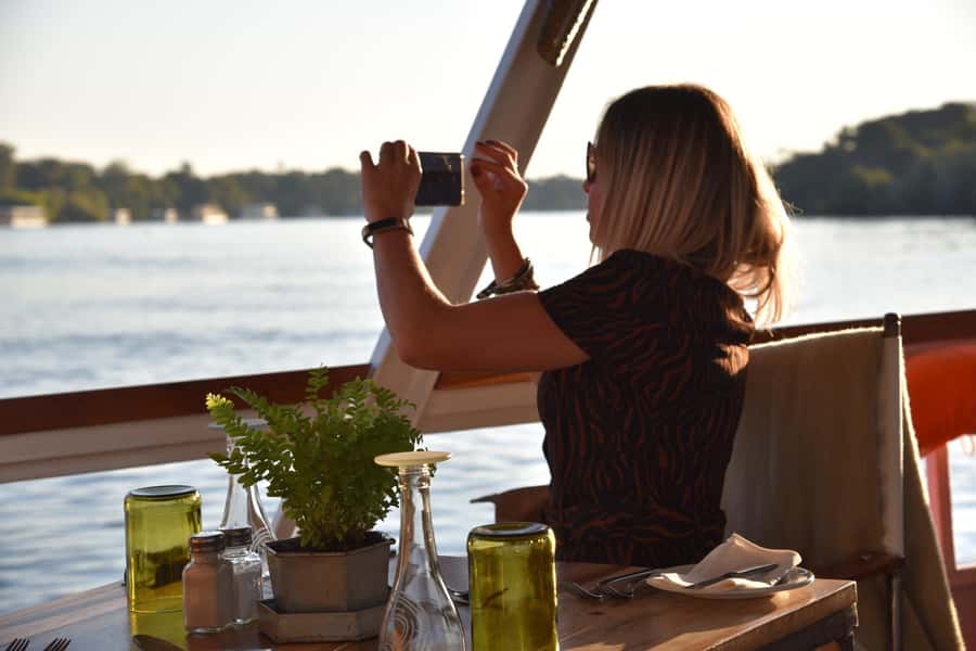 Luxury Sunset Dinner Cruise with 4-Course Meal - Service, comfort, and the boat setup