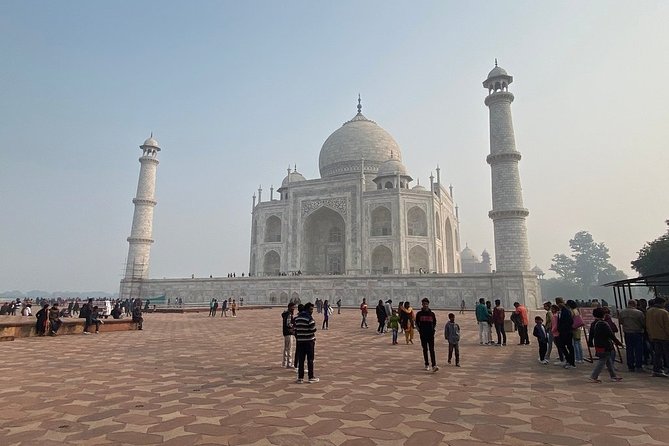 Luxury Taj Mahal by super fast train from Delhi all inclusive - One Hour at Agra Fort