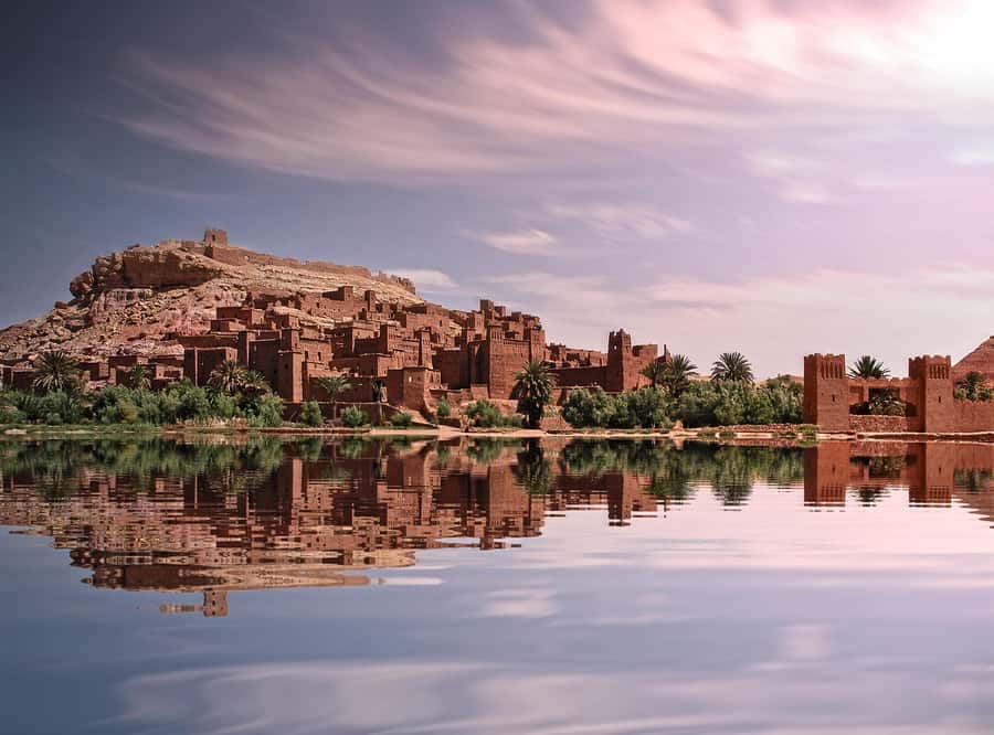 Luxury trip Marrakech to AitBenHaddou,Ouarzazate with group - Aït Ben Barka and the village scenery