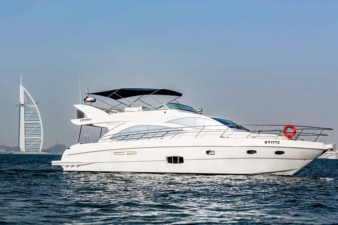 Luxury Yacht Dubai - Book 56 ft Yacht Cruise up to 24 people - Dubai’s best waterfront views in one private outing