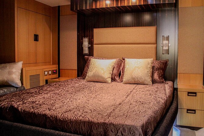 Luxury Yacht Dubai - Book 56 ft Yacht Cruise up to 24 people - Swimming, sunset, and evening timing
