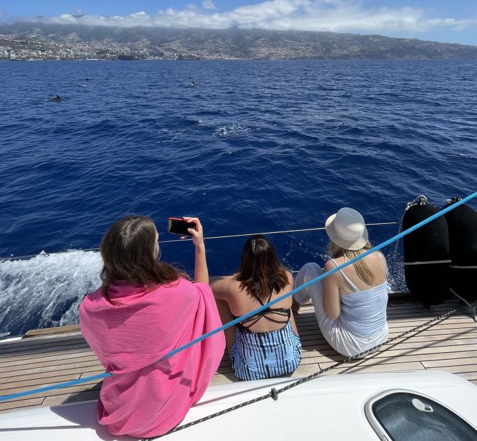 Madeira: Luxury Yacht & Sailing Sunset Tour - Fajã dos Padres from the sea