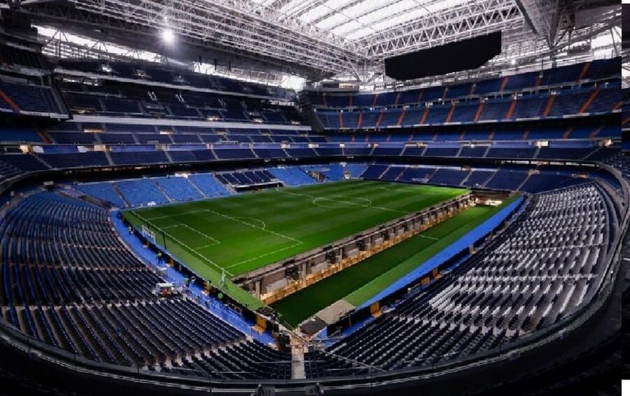 Madrid: Private VIP Real Madrid Bernabeu Stadium Tour - The panoramic view from the seating area