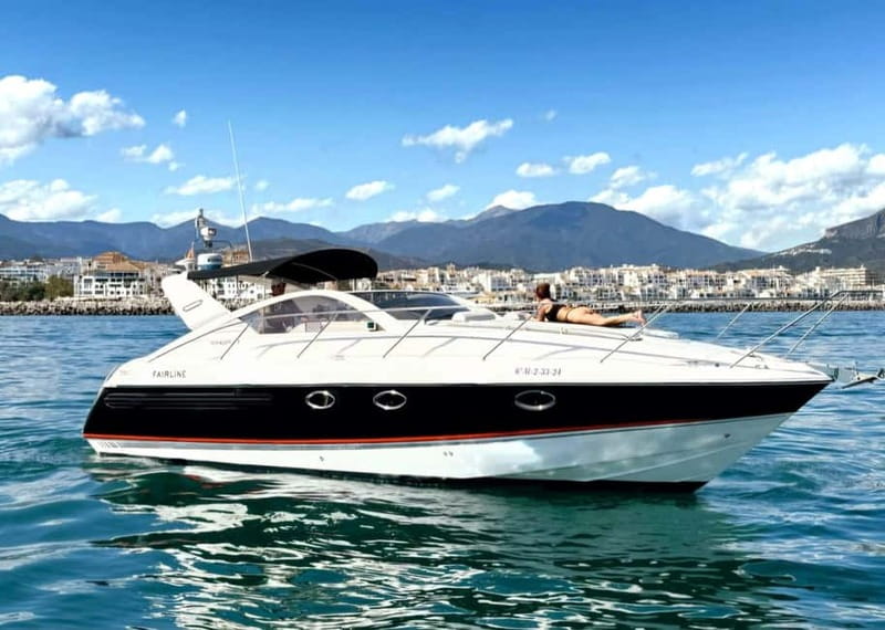 Marbella: 2-8 hour private luxury yacht cruise on a Targa37 or Targa48 - What the cruise route is like