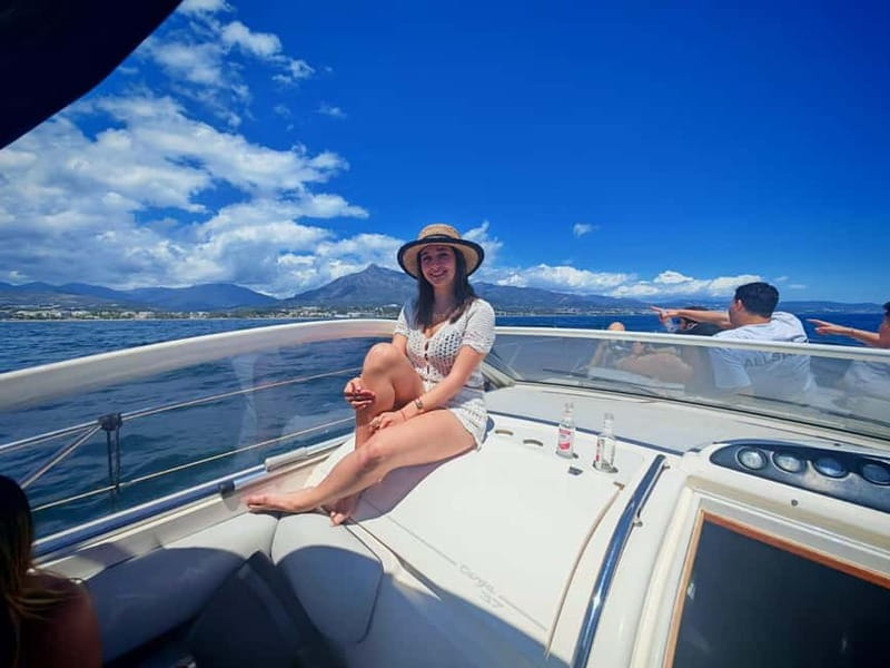 Marbella: 2-8 hour private luxury yacht cruise on a Targa37 or Targa48 - Sunset cruises and special celebrations