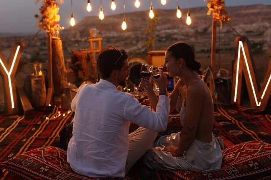 Marrakech : Agafay Desert Sunset Camel Ride & Luxury Dinner - Mint tea, a safety briefing, and the evening setup