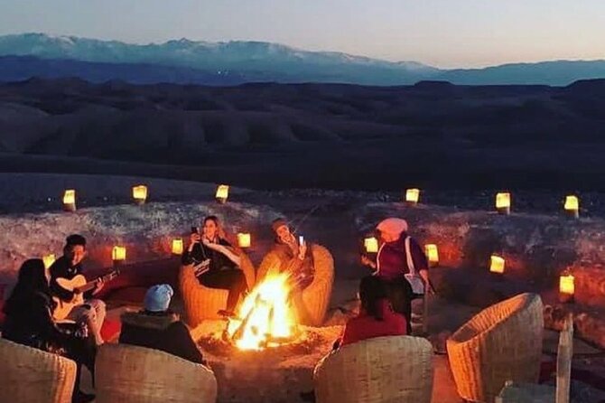 Marrakech: Camels & Quads on Sunset and Luxury Dinner with Show - Reaching Agafay from Marrakech around 3 pm