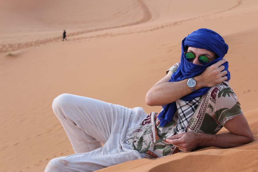 Marrakech/Fez: 3-Day Merzouga Desert Trip, Luxury ATV Option - Walking through Ait Ben Haddou