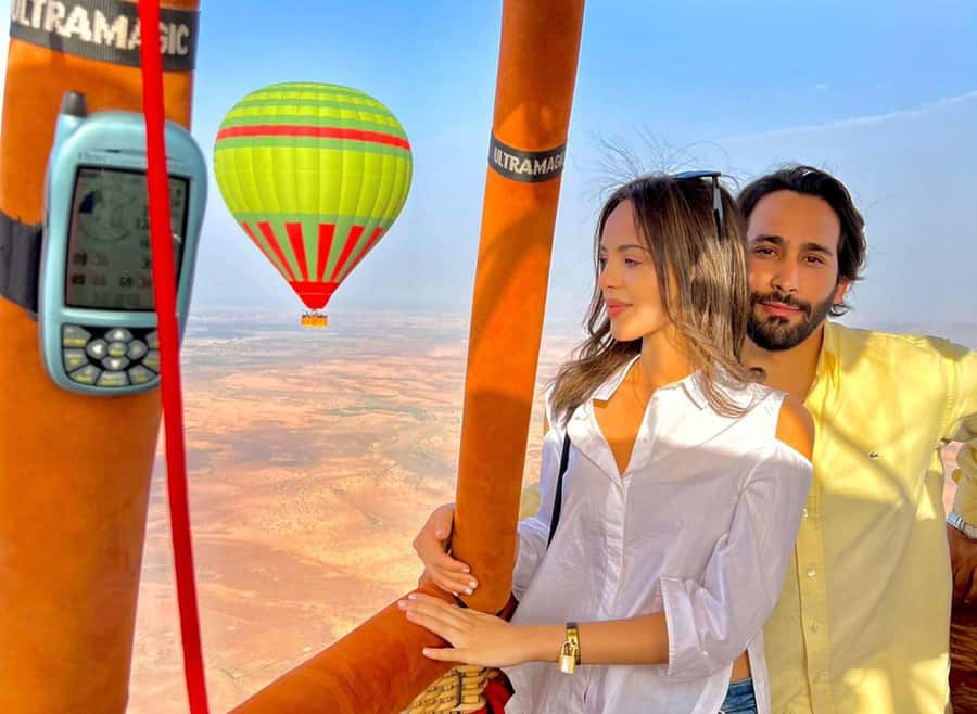 Marrakech: VIP Flight with Private Section in Shared Balloon - The one-hour flight over palm groves