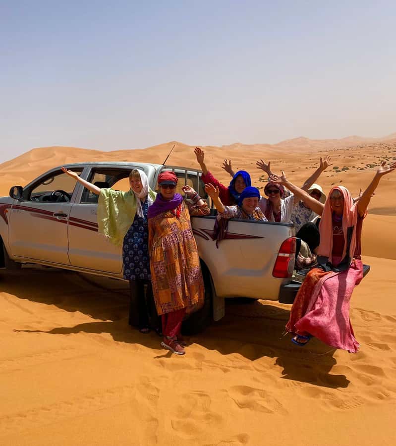 Merzouga: Overnight Stay in Luxury Desert Tent with Dinner - Tea, tajine, and the campfire drum session