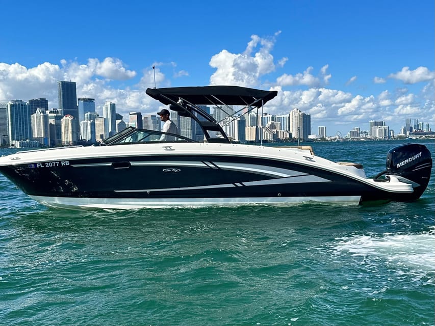 Miami: Private Luxury Boat Charter with a Captain - What the SeaRay setup is like