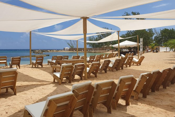Montego Bay: Bamboo Beach Club VIP Access with Lunch & Cocktails - From Montego Bay pickup to the Ocho Rios coast