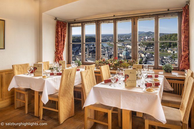 Mozart Concert and Dinner or VIP Dinner at Fortress Salzburg with River Cruise - A Salzburg evening built around Mozart