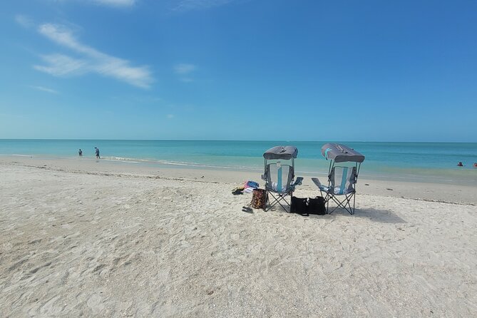 NAPLES TO KEEWAYDIN: your luxury water shuttle with all amenities - What you receive on the sand