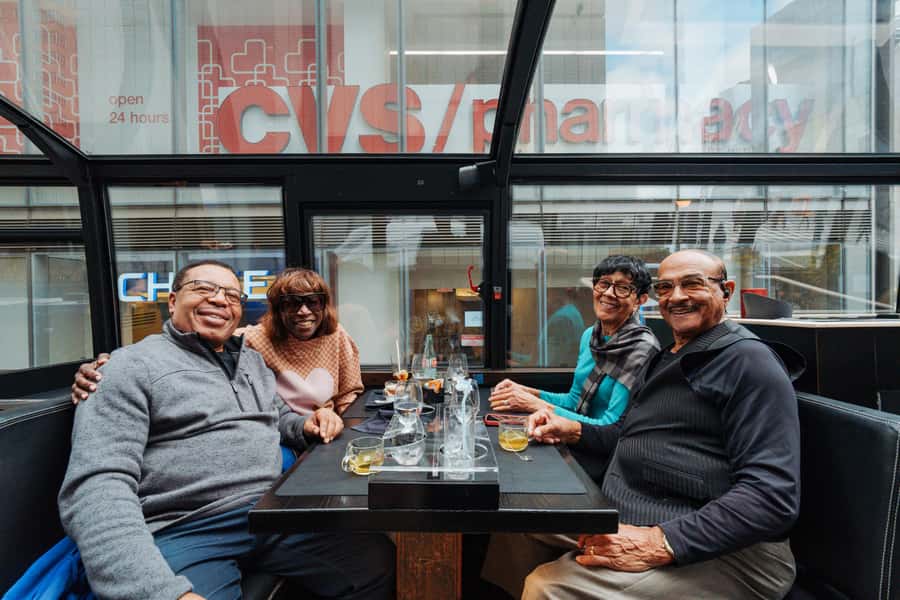 New York City: Bustronome Gourmet Lunch Tour on a Luxury Bus - The guided app and what it can add