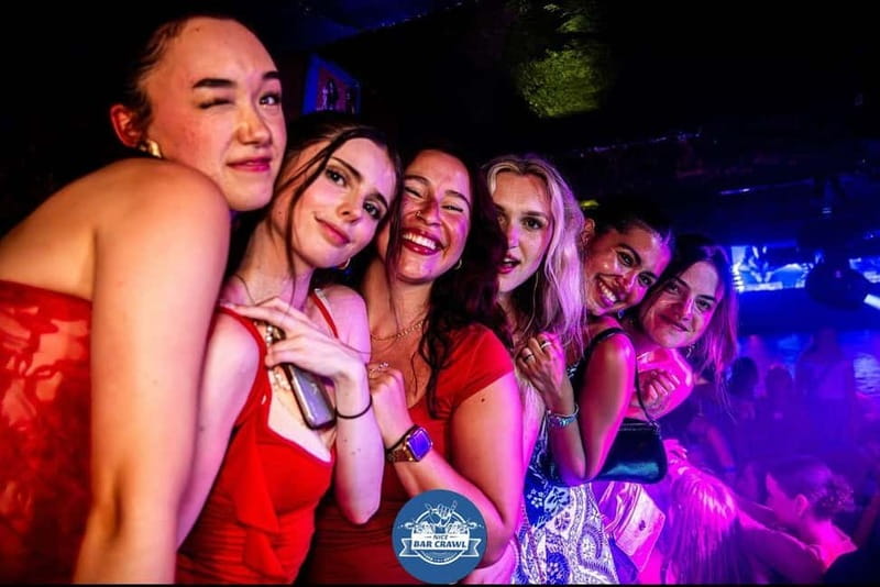 Nice: Bar/Pub Crawl with Free Shots and VIP Entry - Practical clothing and ID rules