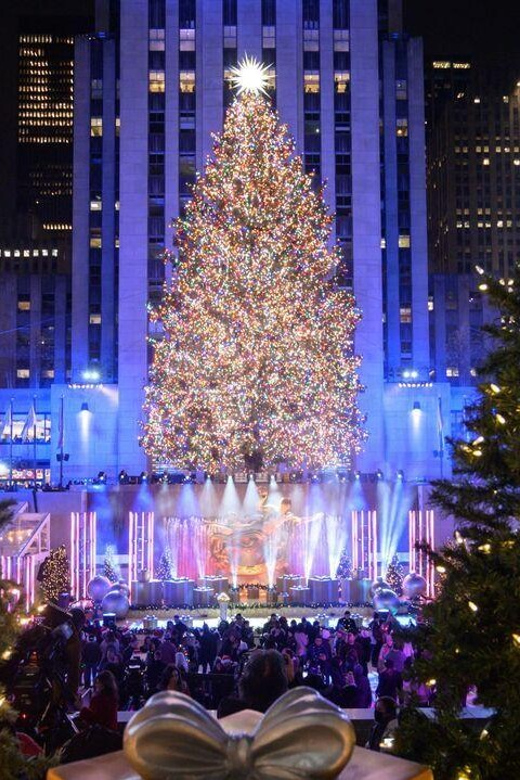 NYC: Dyker Heights and NYC Holiday Lights Luxury Bus Tour - Ending beside the Rockefeller Center Christmas Tree