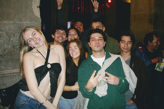 OG Barcelona Night Adventure — 3 Bars, 3 Shots & VIP Club Entry - Plaça Reial and the Palm-Filled Meeting Point