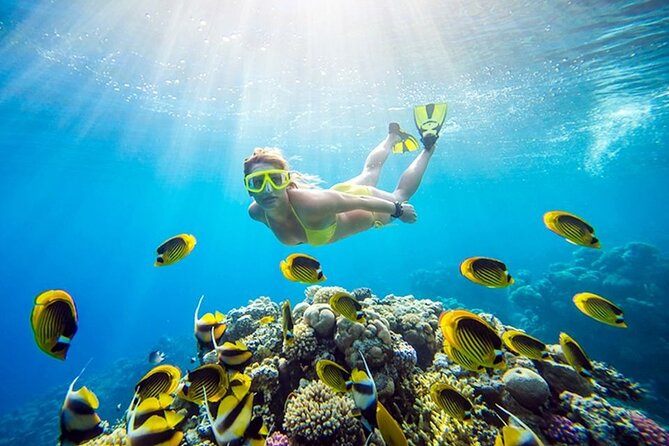 Orange Bay Island Luxury Boat With Lunch & Water Sport - Hurghada - Banana boat and quadra rides for a playful break